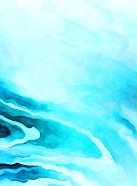 Soyut suluboya sanat eserleri. Fırça boyalı dijital resim. Renkli yaratıcı suluboya çizimi.