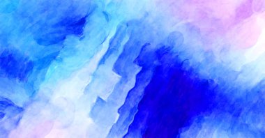 Soyut suluboya sanat eserleri. Fırça boyalı dijital resim. Renkli yaratıcı suluboya çizimi.