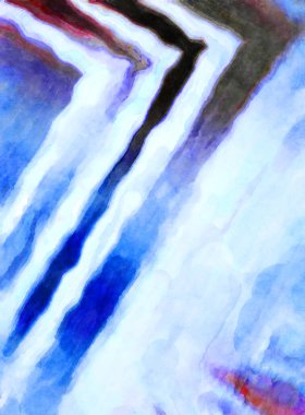 Soyut suluboya sanat eserleri. Fırça boyalı dijital resim. Renkli yaratıcı suluboya çizimi.