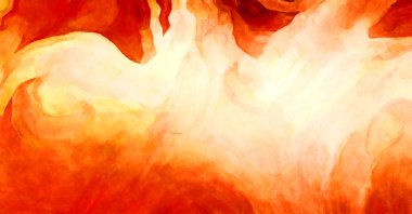 Soyut suluboya sanat eserleri. Fırça boyalı dijital resim. Renkli yaratıcı suluboya çizimi.