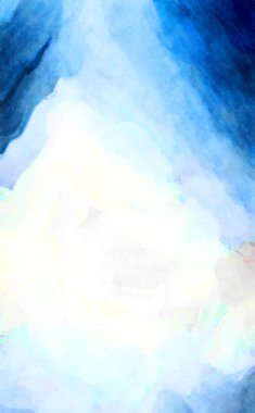 Soyut suluboya sanat eserleri. Fırça boyalı dijital resim. Renkli yaratıcı suluboya çizimi.