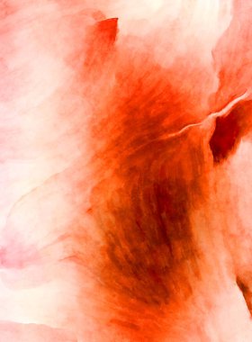 Soyut suluboya sanat eserleri. Fırça boyalı dijital resim. Renkli yaratıcı suluboya çizimi.