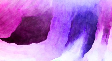 Soyut suluboya sanat eserleri. Fırça boyalı dijital resim. Renkli yaratıcı suluboya çizimi.