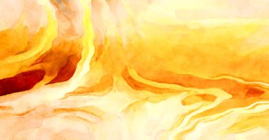 Soyut suluboya sanat eserleri. Fırça boyalı dijital resim. Renkli yaratıcı suluboya çizimi.