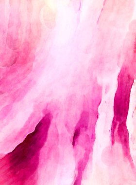 Soyut suluboya sanat eserleri. Fırça boyalı dijital resim. Renkli yaratıcı suluboya çizimi.