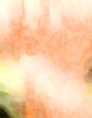 Soyut suluboya sanat eserleri. Fırça boyalı dijital resim. Renkli yaratıcı suluboya çizimi.