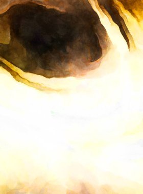 Soyut suluboya sanat eserleri. Fırça boyalı dijital resim. Renkli yaratıcı suluboya çizimi.