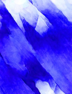 Soyut suluboya sanat eserleri. Fırça boyalı dijital resim. Renkli yaratıcı suluboya çizimi.