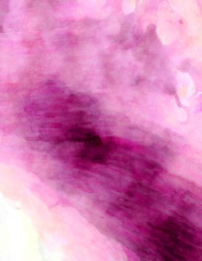 Soyut suluboya sanat eserleri. Fırça boyalı dijital resim. Renkli yaratıcı suluboya çizimi.