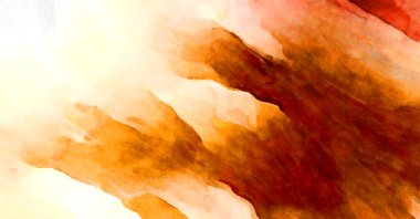 Soyut suluboya sanat eserleri. Fırça boyalı dijital resim. Renkli yaratıcı suluboya çizimi.