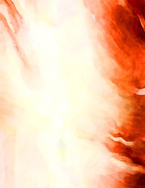 Soyut suluboya sanat eserleri. Fırça boyalı dijital resim. Renkli yaratıcı suluboya çizimi.