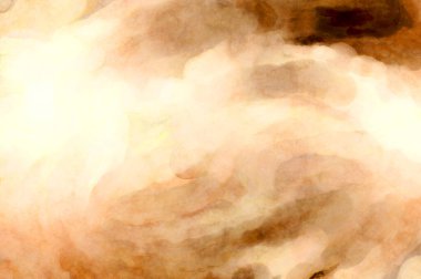 Soyut suluboya sanat eserleri. Fırça boyalı dijital resim. Renkli yaratıcı suluboya çizimi.