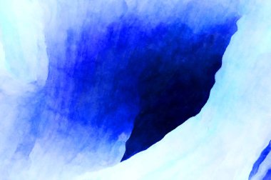 Soyut suluboya sanat eserleri. Fırça boyalı dijital resim. Renkli yaratıcı suluboya çizimi.