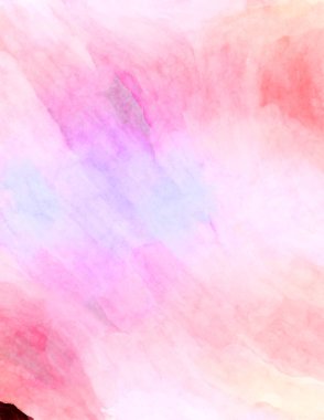 Soyut suluboya sanat eserleri. Fırça boyalı dijital resim. Renkli yaratıcı suluboya çizimi.