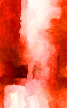 Soyut suluboya sanat eserleri. Fırça boyalı dijital resim. Renkli yaratıcı suluboya çizimi.