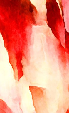 Soyut suluboya sanat eserleri. Fırça boyalı dijital resim. Renkli yaratıcı suluboya çizimi.