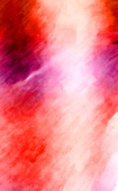 Soyut suluboya sanat eserleri. Fırça boyalı dijital resim. Renkli yaratıcı suluboya çizimi.