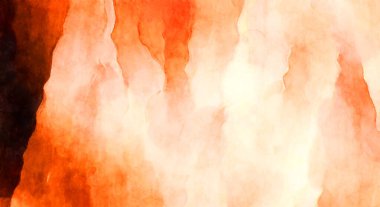 Soyut suluboya sanat eserleri. Fırça boyalı dijital resim. Renkli yaratıcı suluboya çizimi.