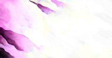 Soyut suluboya sanat eserleri. Fırça boyalı dijital resim. Renkli yaratıcı suluboya çizimi.