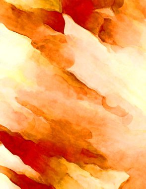 Soyut suluboya sanat eserleri. Fırça boyalı dijital resim. Renkli yaratıcı suluboya çizimi.