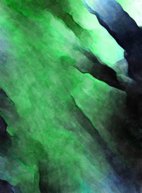 Soyut suluboya sanat eserleri. Fırça boyalı dijital resim. Renkli yaratıcı suluboya çizimi.