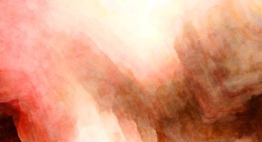 Soyut suluboya sanat eserleri. Fırça boyalı dijital resim. Renkli yaratıcı suluboya çizimi.