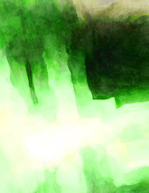 Soyut suluboya sanat eserleri. Fırça boyalı dijital resim. Renkli yaratıcı suluboya çizimi.