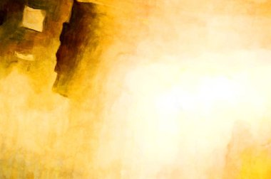 Soyut suluboya sanat eserleri. Fırça boyalı dijital resim. Renkli yaratıcı suluboya çizimi.