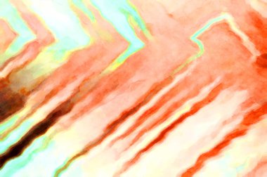 Soyut suluboya sanat eserleri. Fırça boyalı dijital resim. Renkli yaratıcı suluboya çizimi.