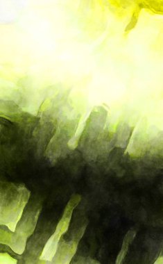 Soyut suluboya sanat eserleri. Fırça boyalı dijital resim. Renkli yaratıcı suluboya çizimi.