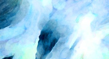 Soyut suluboya sanat eserleri. Fırça boyalı dijital resim. Renkli yaratıcı suluboya çizimi.