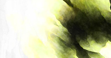 Soyut suluboya sanat eserleri. Fırça boyalı dijital resim. Renkli yaratıcı suluboya çizimi.