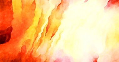 Soyut suluboya sanat eserleri. Fırça boyalı dijital resim. Renkli yaratıcı suluboya çizimi.