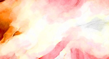 Soyut suluboya sanat eserleri. Fırça boyalı dijital resim. Renkli yaratıcı suluboya çizimi.