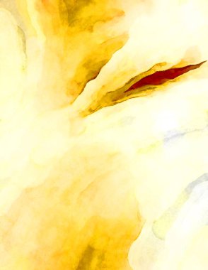 Soyut suluboya sanat eserleri. Fırça boyalı dijital resim. Renkli yaratıcı suluboya çizimi.