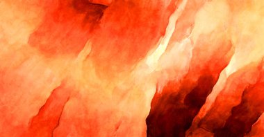 Soyut suluboya sanat eserleri. Fırça boyalı dijital resim. Renkli yaratıcı suluboya çizimi.