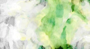 Soyut suluboya sanat eserleri. Fırça boyalı dijital resim. Renkli yaratıcı suluboya çizimi.