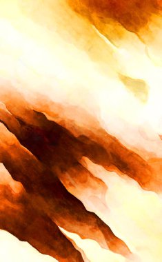 Soyut suluboya sanat eserleri. Fırça boyalı dijital resim. Renkli yaratıcı suluboya çizimi.