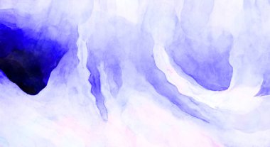 Soyut suluboya sanat eserleri. Fırça boyalı dijital resim. Renkli yaratıcı suluboya çizimi.