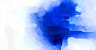 Soyut suluboya sanat eserleri. Fırça boyalı dijital resim. Renkli yaratıcı suluboya çizimi.