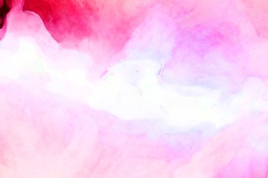 Soyut suluboya sanat eserleri. Fırça boyalı dijital resim. Renkli yaratıcı suluboya çizimi.