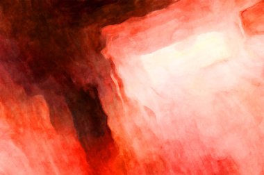 Soyut suluboya sanat eserleri. Fırça boyalı dijital resim. Renkli yaratıcı suluboya çizimi.