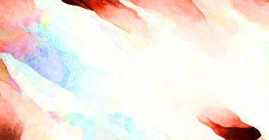 Soyut suluboya sanat eserleri. Fırça boyalı dijital resim. Renkli yaratıcı suluboya çizimi.