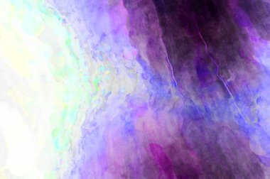 Soyut suluboya sanat eserleri. Fırça boyalı dijital resim. Renkli yaratıcı suluboya çizimi.