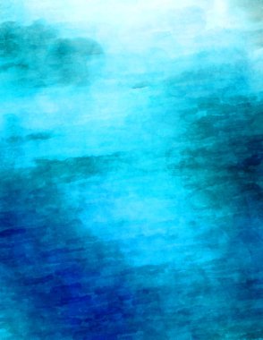 Soyut suluboya sanat eserleri. Fırça boyalı dijital resim. Renkli yaratıcı suluboya çizimi.