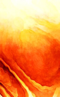 Soyut suluboya sanat eserleri. Fırça boyalı dijital resim. Renkli yaratıcı suluboya çizimi.