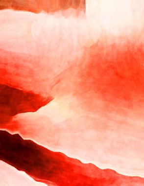 Soyut suluboya sanat eserleri. Fırça boyalı dijital resim. Renkli yaratıcı suluboya çizimi.