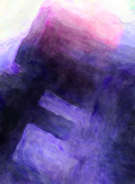 Soyut suluboya sanat eserleri. Fırça boyalı dijital resim. Renkli yaratıcı suluboya çizimi.