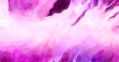 Soyut suluboya sanat eserleri. Fırça boyalı dijital resim. Renkli yaratıcı suluboya çizimi.