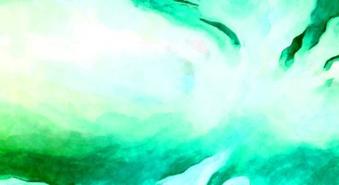 Soyut suluboya sanat eserleri. Fırça boyalı dijital resim. Renkli yaratıcı suluboya çizimi.